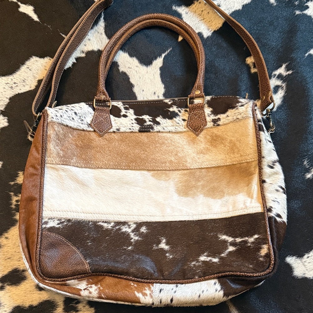 Myra bag cowhide computer/messenger bag